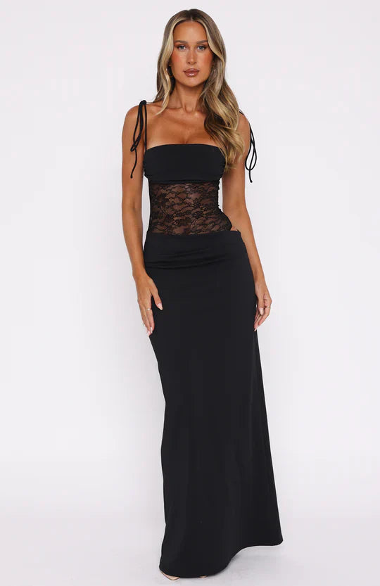 Luna Lace Maxi Kleid