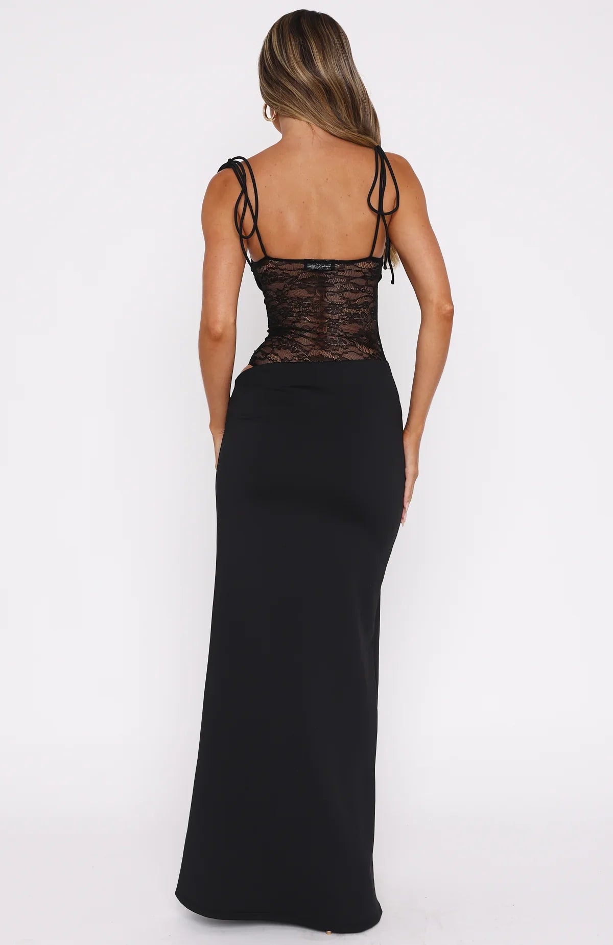 Luna Lace Maxi Kleid