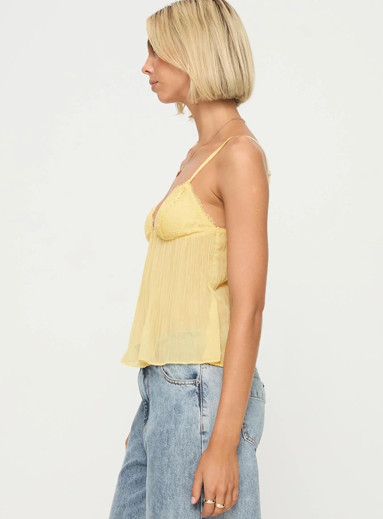 Mira Pleat Top