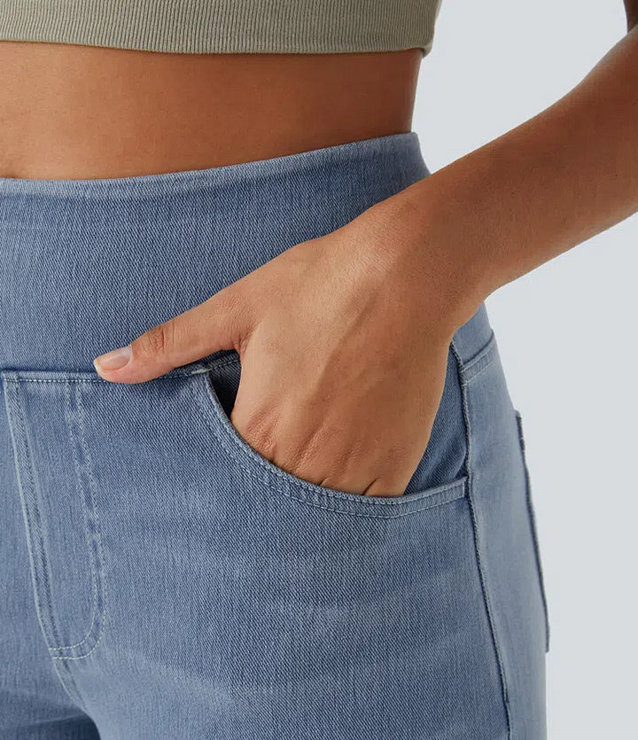 Mechtild™ | Weite Jeans Mit Elastischem Bund