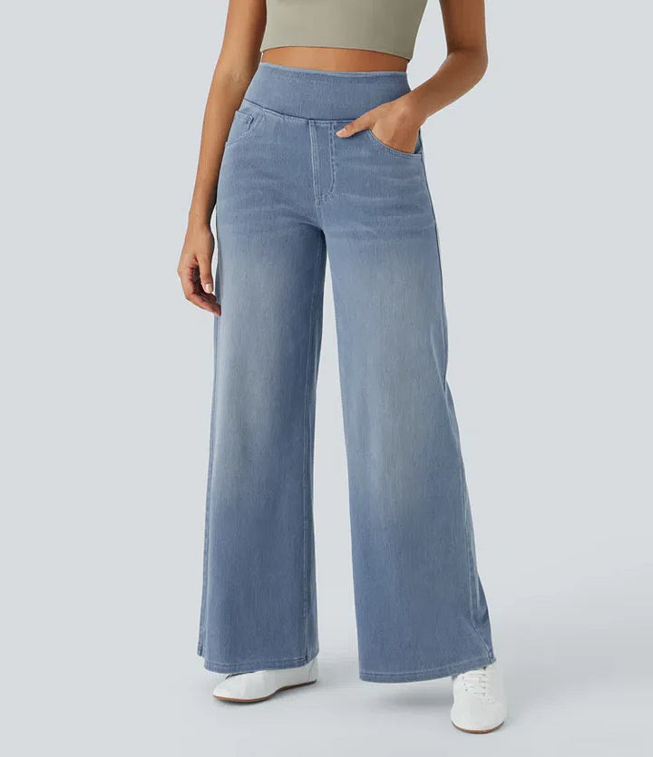 Mechtild™ | Weite Jeans Mit Elastischem Bund