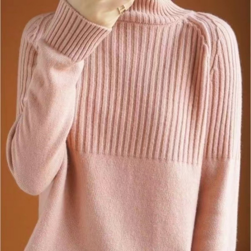 Adeline™ | Strickpullover Mit Hohem Kragen