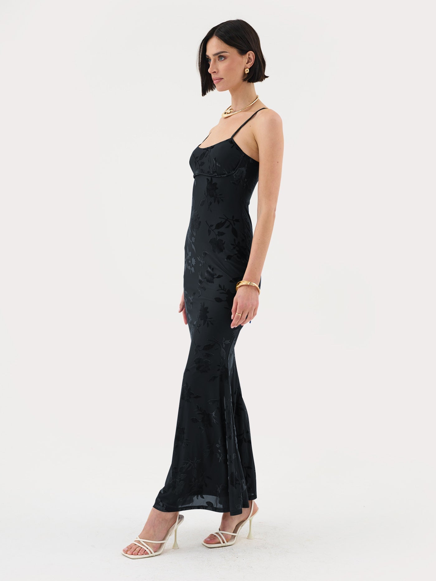 Tina Flora Maxi Kleid