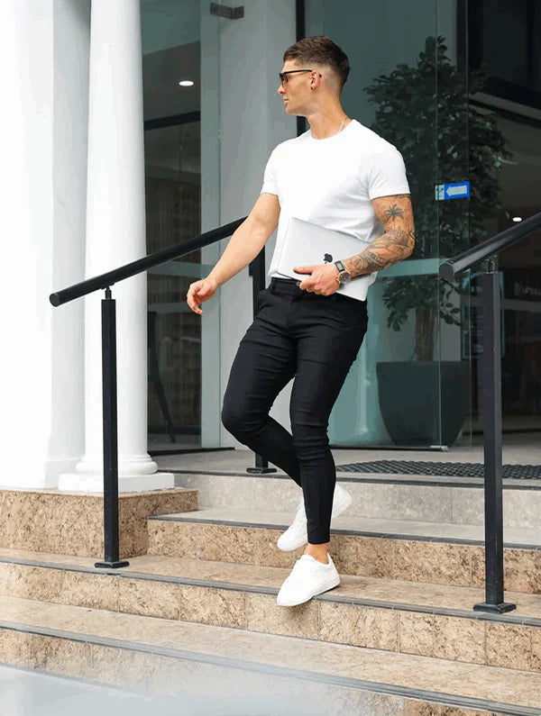 Lennard™ | Slim Fit Elastische Hose