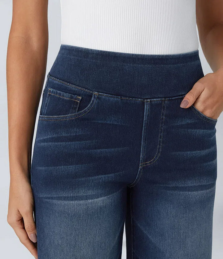 Mechtild™ | Weite Jeans Mit Elastischem Bund