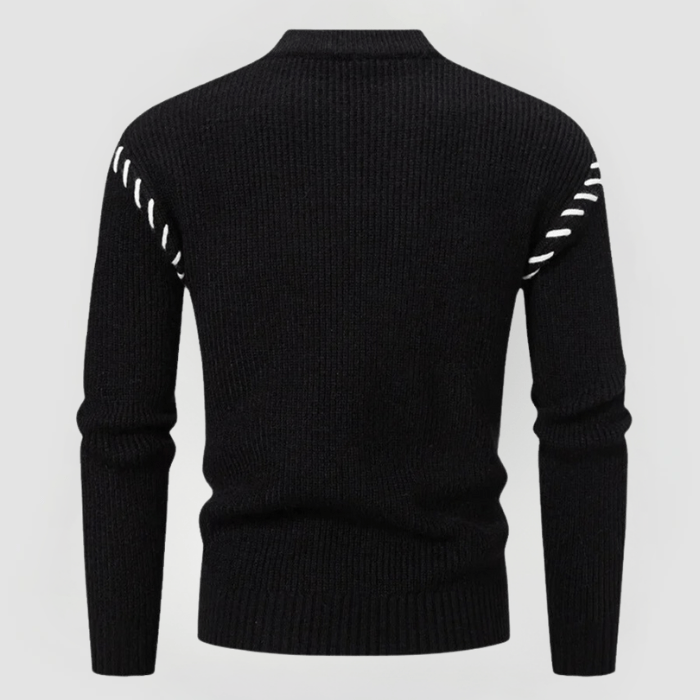 Erhard™ | Pullover Eng Anliegend Aus Rippgestrick