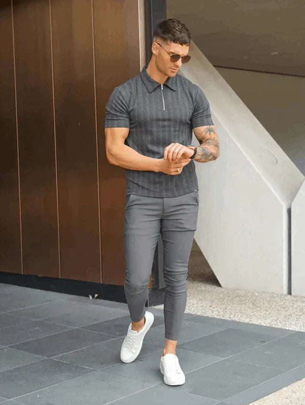 Lennard™ | Slim Fit Elastische Hose