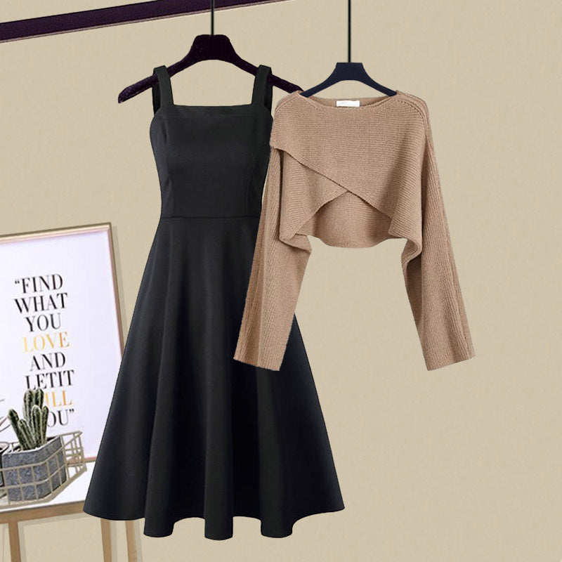 Manuela™ | Kleid-und-Kurzpullover-Set