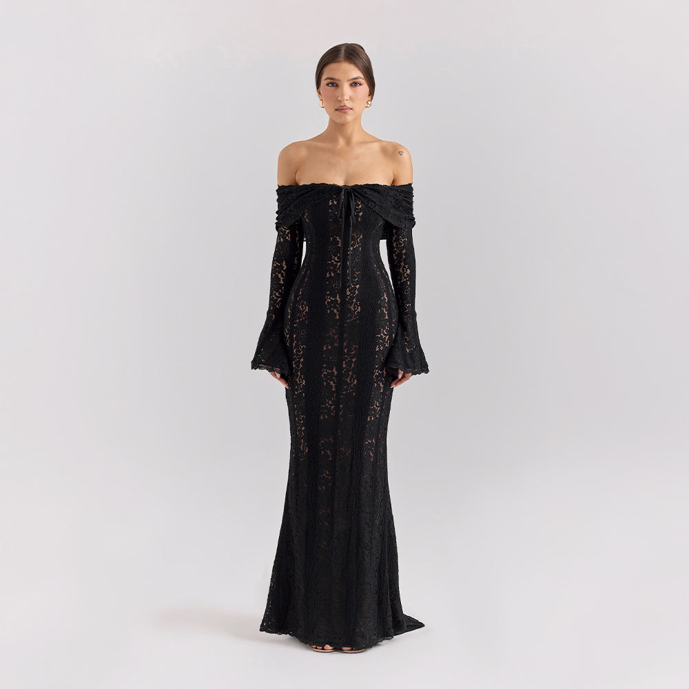 Alba Ewiges Schwarz Kleid