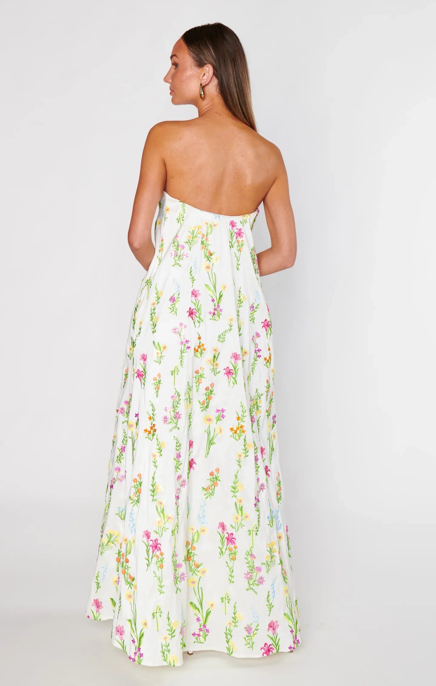 Hailey Blumen Maxi Kleid