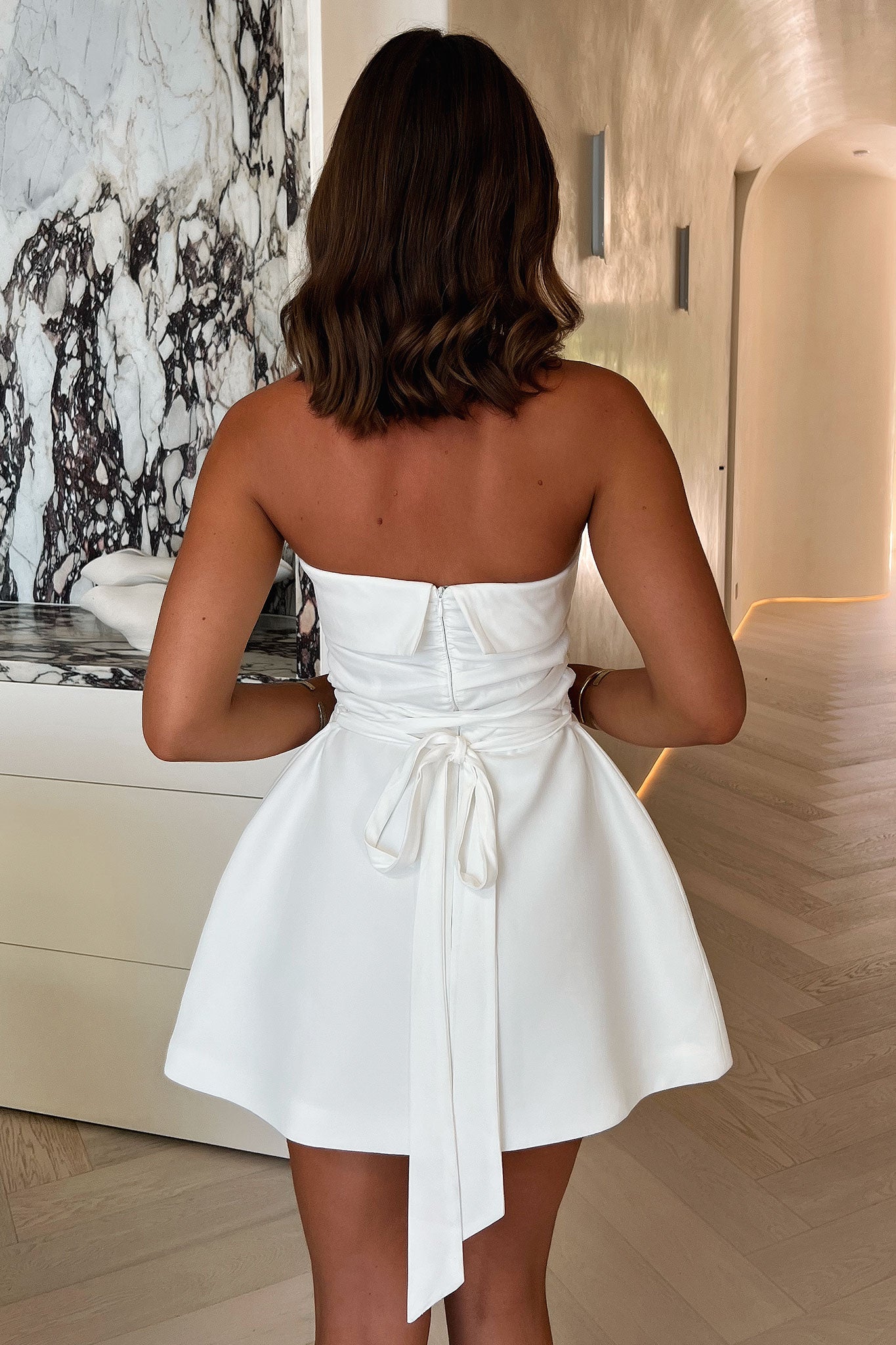 Evonne Strapless Mini Kleid
