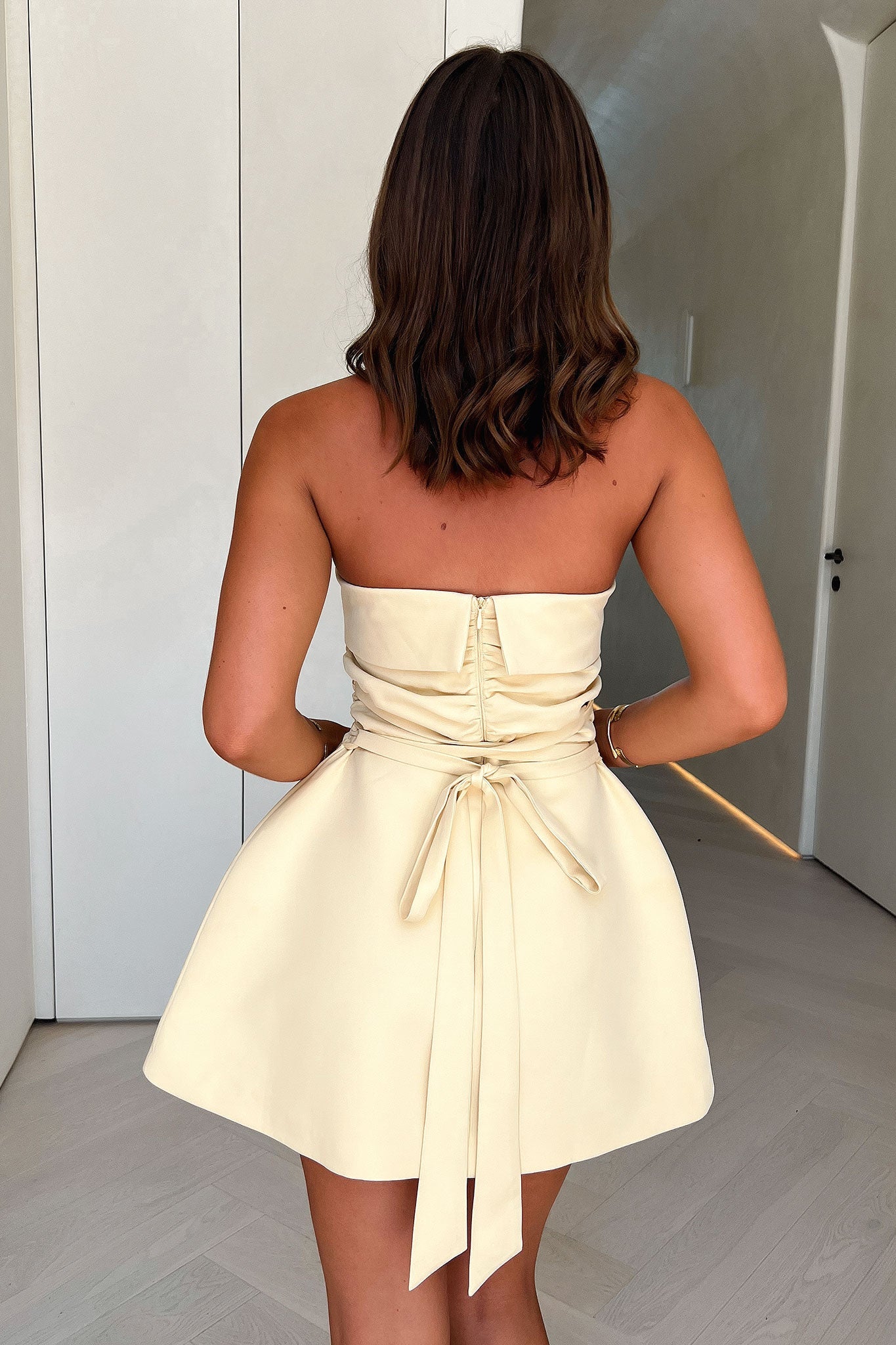 Evonne Strapless Mini Kleid