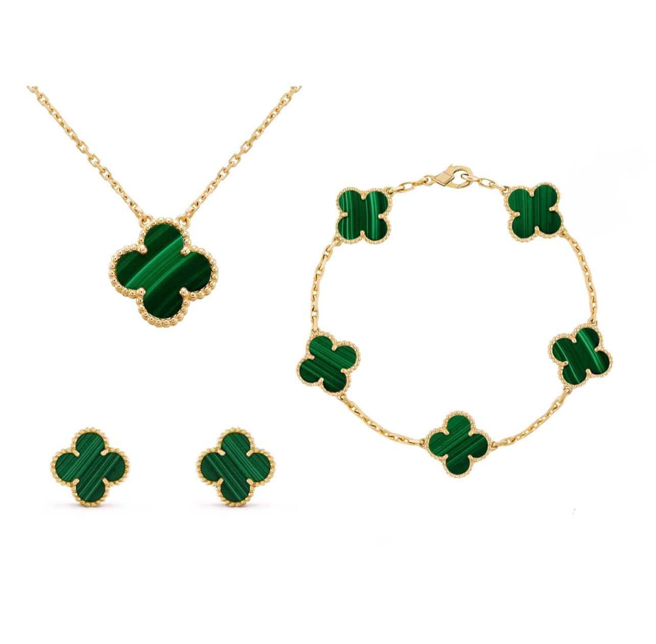 Frida | Clover Schmuckset Elegantes