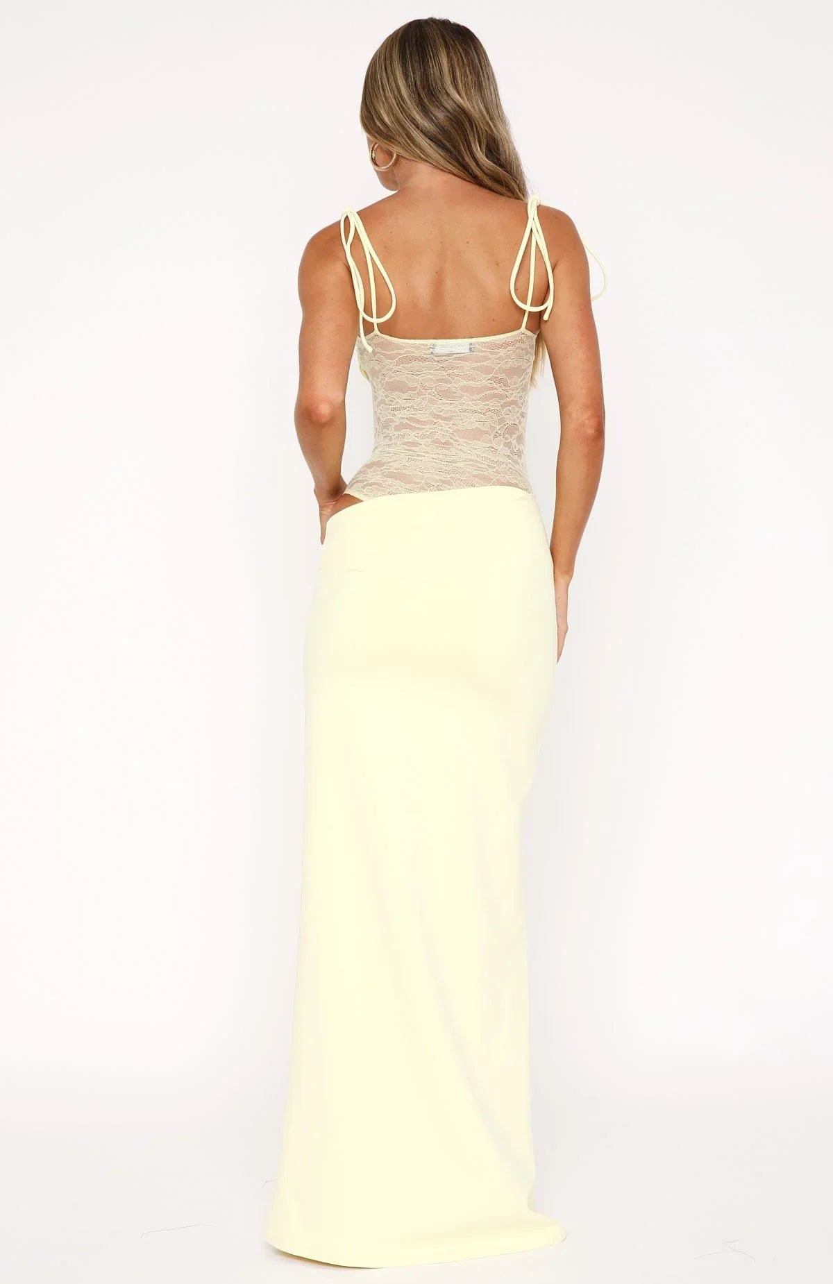 Luna Lace Maxi Kleid