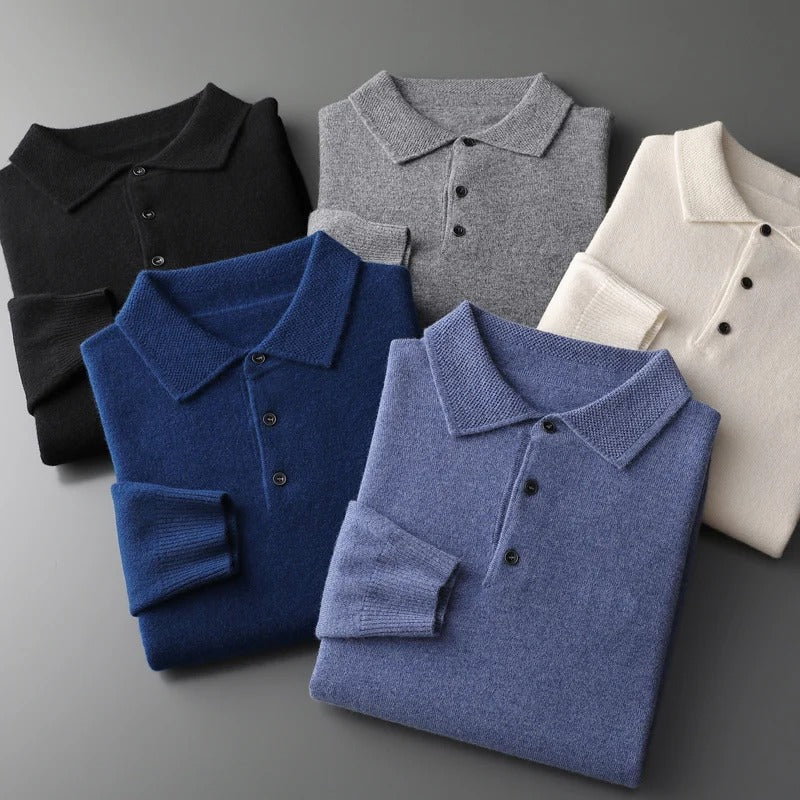 Alexander™ | Kaschmir-Polopullover