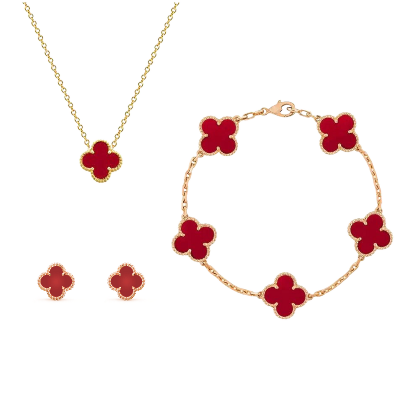 Frida | Clover Schmuckset Elegantes