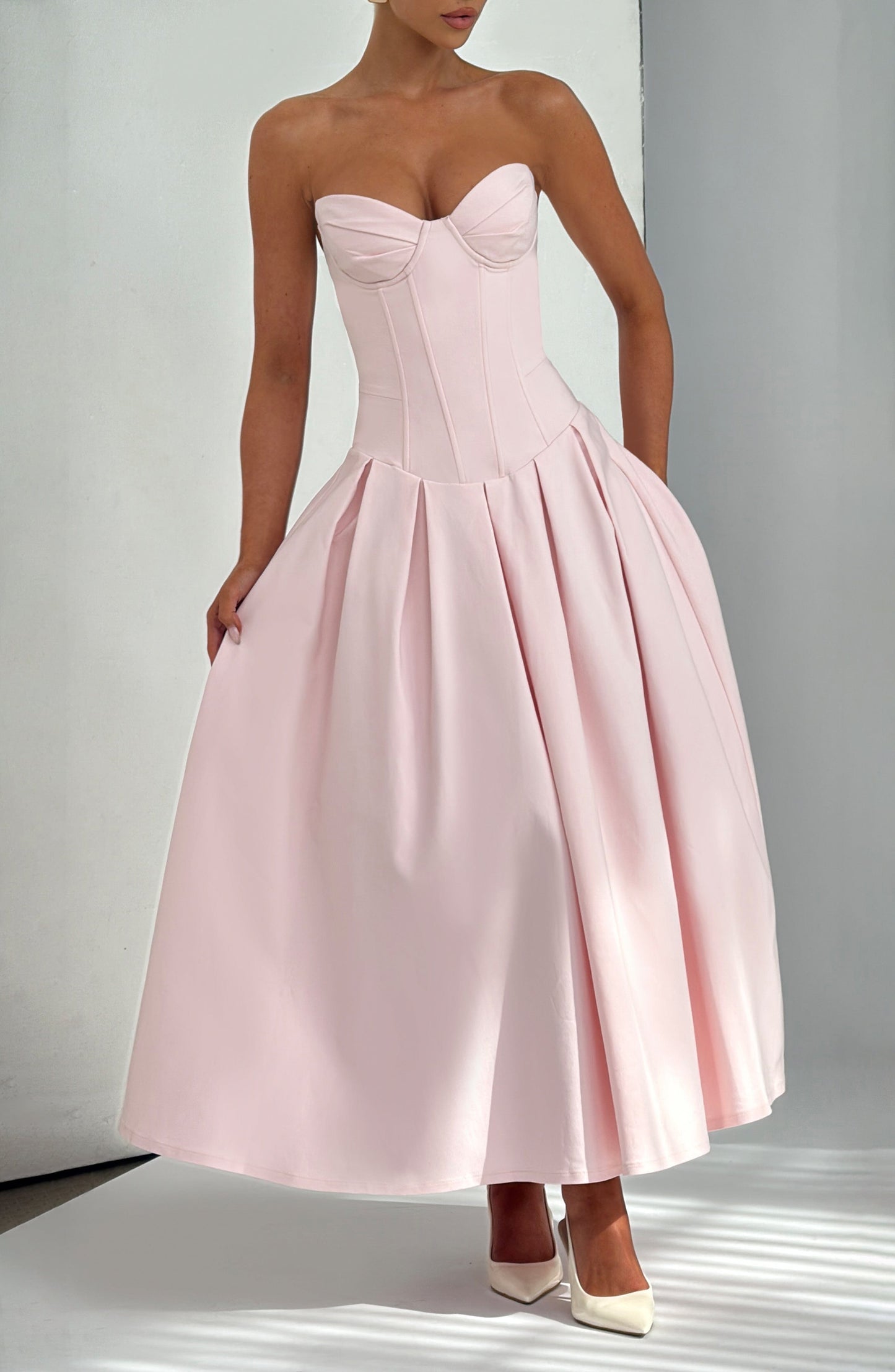 Salma Midi Kleid