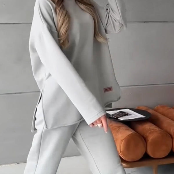 Danielle™ | Set Aus Sweatshirt Und Gerader Hose