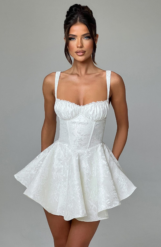 Clara™ | Rosé Mini Kleid
