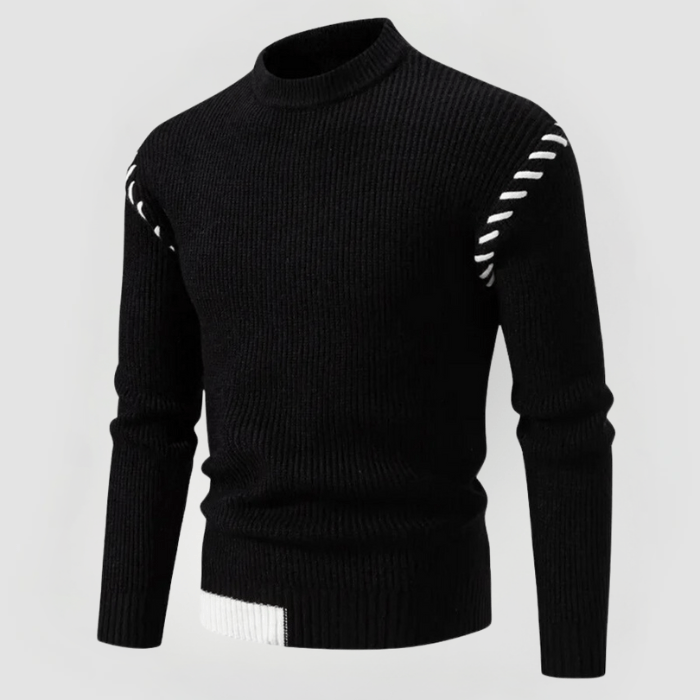 Erhard™ | Pullover Eng Anliegend Aus Rippgestrick
