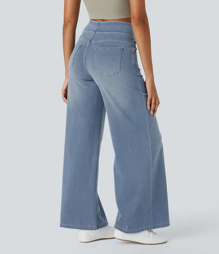 Mechtild™ | Weite Jeans Mit Elastischem Bund