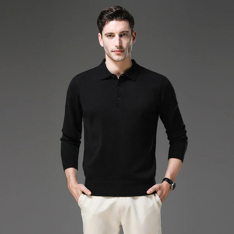 Alexander™ | Kaschmir-Polopullover