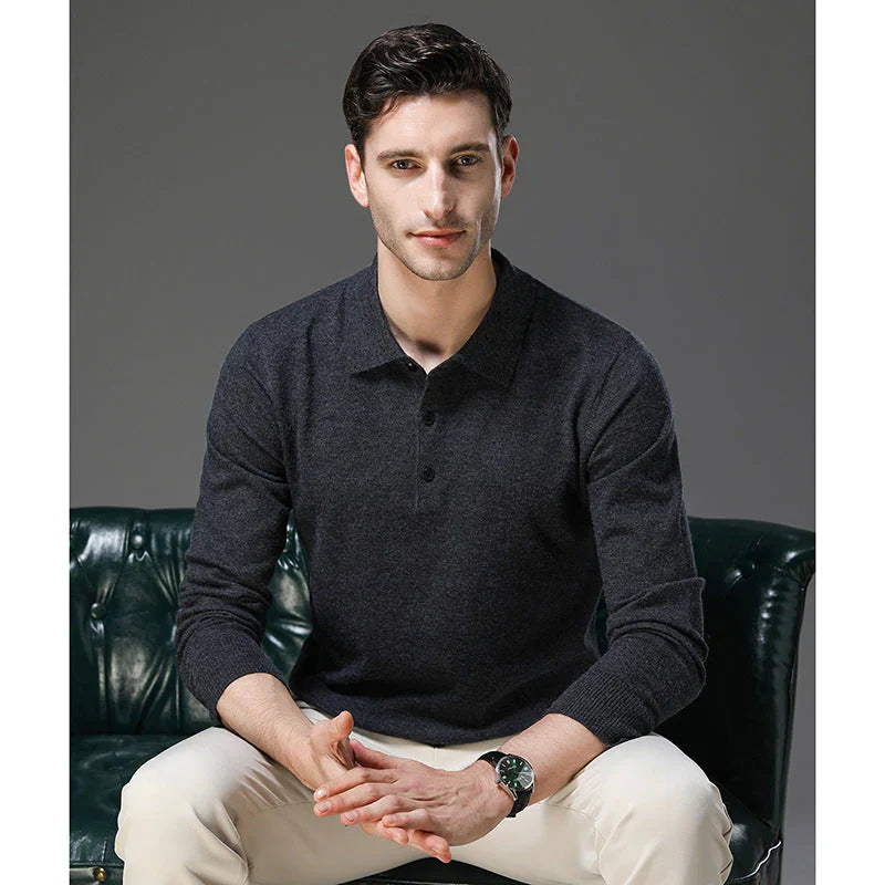 Alexander™ | Kaschmir-Polopullover