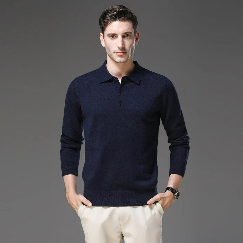 Alexander™ | Kaschmir-Polopullover