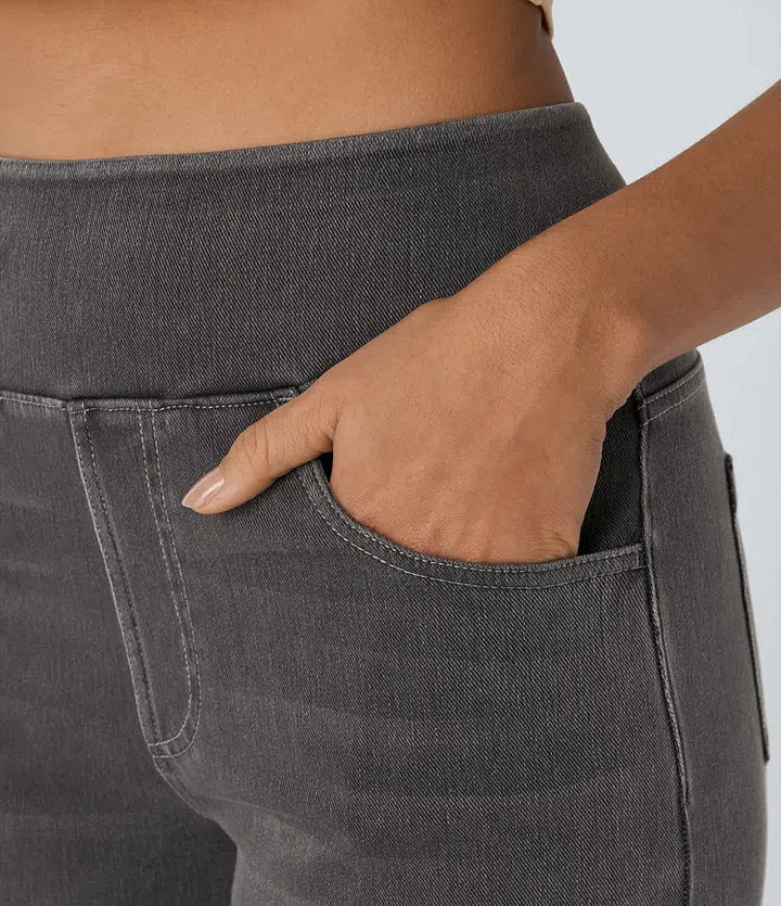 Mechtild™ | Weite Jeans Mit Elastischem Bund