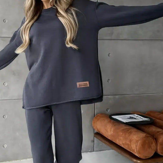 Danielle™ | Set Aus Sweatshirt Und Gerader Hose
